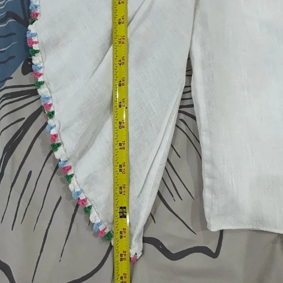 💰PRICE ⬇️
ZARA WOMAN • White linen Large Sleeve Blouse • sz Large - Picture 5 of 11